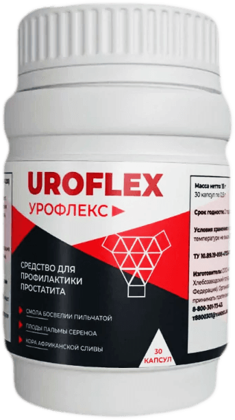 Урофлекс (Урофлексен) для профилактики простатита, купить. Цена 168 ₽, показания к применению