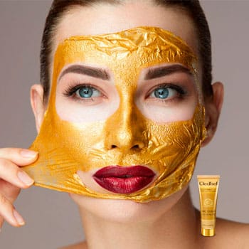 золотая маска для лица