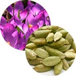 Цветки Шафрана и семена Кардамона в составе препарата