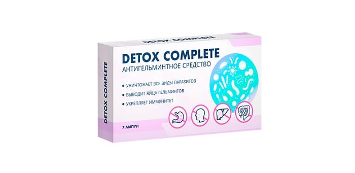Detox Complete от паразитов: освобождает организм от всех видов гельминтов!
