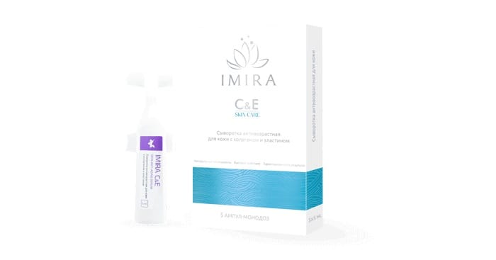 Imira C&E коллагеново-эластиновая сыворотка от глубоких морщин: помогает быстро побороть основные признаки старения!