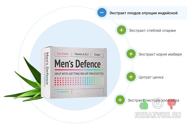 Men`s Defence - био препарат от простатита