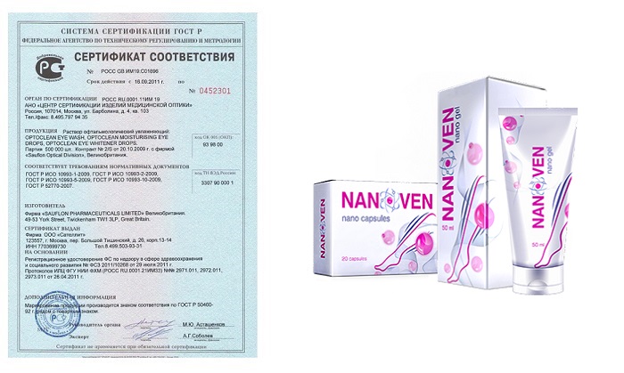 Nanoven от варикоза: ведет активную борьбу с любыми проявлениями варикозного расширения вен!