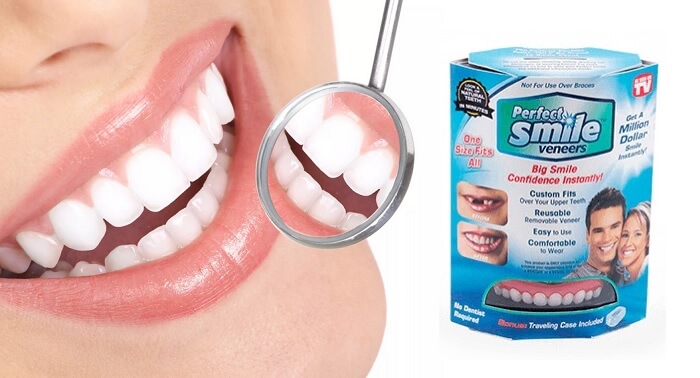 Perfect Smile Veneers для красивой улыбки: всего за пару минут сделает ваши зубы идеальными!
