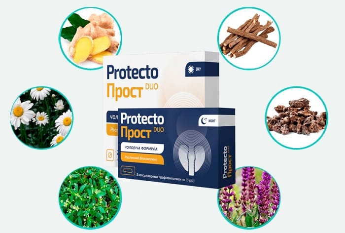 Protecto Прост DUO от простатита: самый эффективный препарат для мужчин возраста 40+!