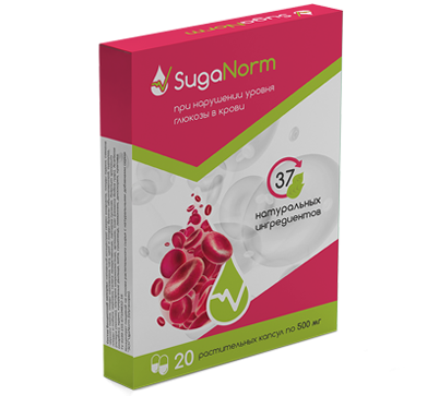 SugaNorm (Шуганорм) капсулы от диабета: инструкция, как применять