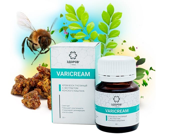 Varicream от Здоров крем от варикоза: отечественный препарат на основе продуктов пчеловодства!