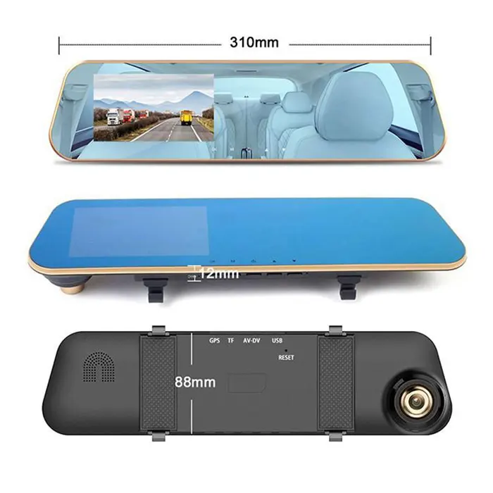 Размеры видеорегистратора Car DVRs Mirror
