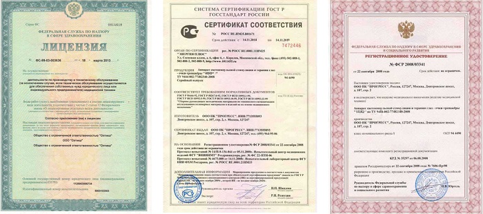 визио сертификаты